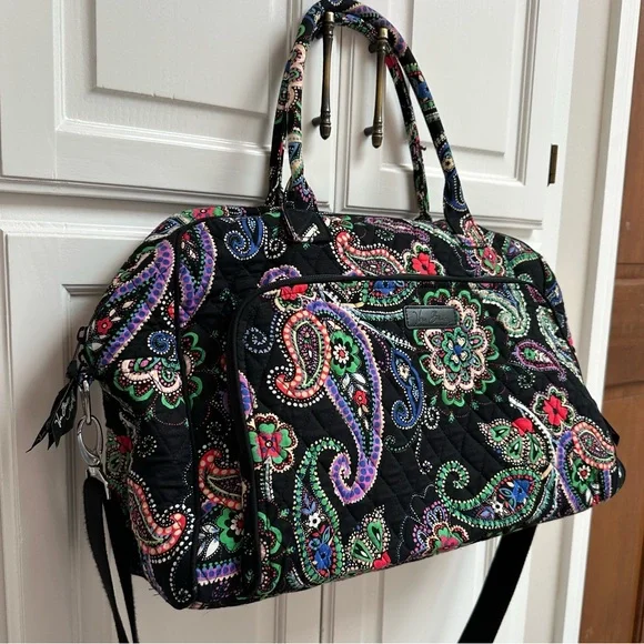 Vera Bradley Grand Weekender Travel Bag in Retired Kiev Paisley Print - Picture 5 of 15